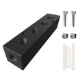 1/4" NPT Air Compressor Manifold, Line Hose Splitter 4 Way 6 Ports Pneumatic Manifold Air Distribution Block with Accessories - style: 4 Way 6 Ports