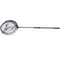 Cabilock Telescopic Fishing Net Replacement 1.5m Extendable Fish Landing Net with 35cm Mesh Head Portable Fishing Tool for Freshwater Pier and Camping Use