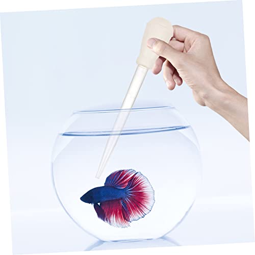 Happyyami 1set Manual Fish Tank Siphon Cleaner Aquarium Gravel Vacuum for Changes and Waste Removal No Power Required for Aquariums