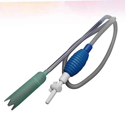Abaodam 2M Manual Fish Tank Water Siphon Cleaner Easy to Use Aquarium Gravel Vacuum Tool for Efficient Water Changes and Maintenance
