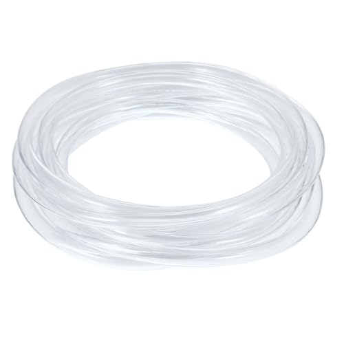 PATIKIL PVC Tubing 1/4" ID x 1/3" OD (6 mm x 8 mm) 5 Ft / 1.5 Meter, Flexible Clear Vinyl Tubing Water Hose Tube for Reverse Osmosis Systems Water Filters, Clear - size: 1/4" x 1/3" x 5 Ft