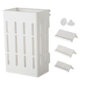 Aquarium Plant Holder, Fish Tank Plant Holder, Aquarium Plant Holder with Hooks and Suction Cups, Aquarium Plant Pots for Hanging Plants and Plant Cultivation, White, 1 Set - color: White
