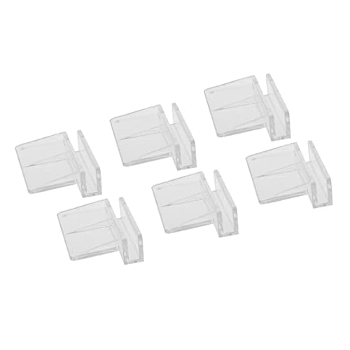 YARNOW 10pcs Plastic Aquarium Supports Fish Tank Cover Bracket Tank Stand for Betta Fish