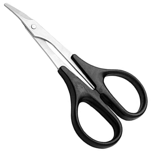 2 Pack ShareGoo RC Curved body Trimming Scissors Compatible with RC Traxxas Losi Axial Tamiya Arrma Buggy Truck Car Airplane Body Shell