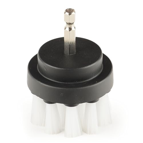 Cleaning Supplies - Scrub Brush - Car Detailing Products - Detailing Brush - Wheel Brush - Carpet Cleaner - Upholstery Cleaner - Drill Brush - Soft Bristle Brush - Aluminum - Car Cleaning Detail Brush - color: White