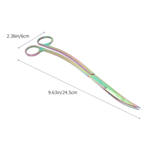 Curved Aquarium Scissors Underwater Plant Trimmer Fish Tank Aquascaping Tool Trimming Pruning