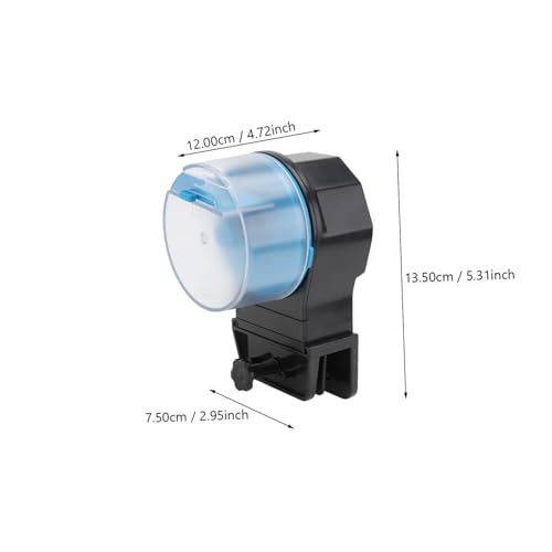 1set Automatic Fish Feeder for Aquariums Food Dispenser for Turtles Convenient Pellet Feeding Tool Easy to Clean Non-Battery Operated