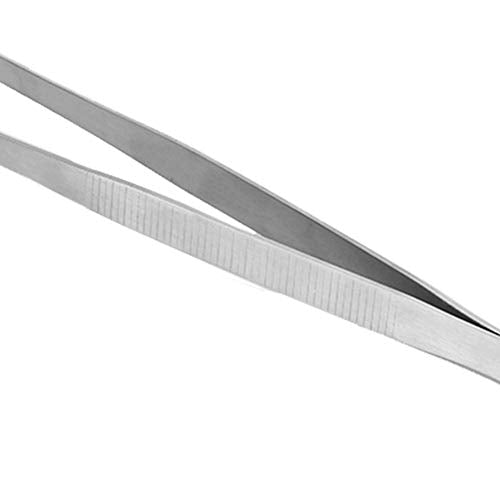 Fish Tank Water Plant Tweezers, Stainless Steel Elbow Curved Tool, 18.5 Inch - Durable Rust, Easy Aquarium Planting, Ideal for Aquascaping and Maintenance