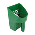SE 3 Quart Sand Scoop Sifter with 0.5" Holes - Use for Gold and Metal Prospecting, Green - color: Green