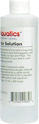 DrTim's Aquatics Ammonium Chloride Aquarium 100% Natural – 8 Oz. (Dr Tims Aquatics Ammonium Chloride | Saltwater Freshwater and Reef Aquariums, 100% Natural, 8 Oz)