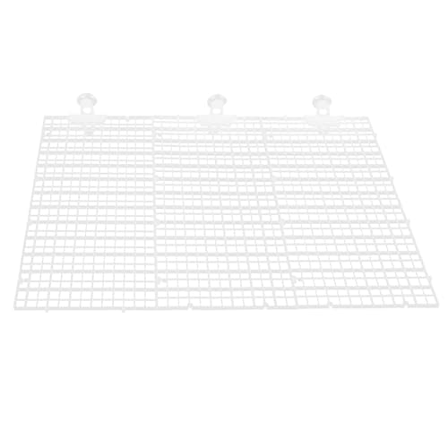 Tofficu Fish Tank Divider 3pcs Acrylic Isolation Board 30x15cm with 10 White Suction Cups Aquarium Breeding Partition for Small Fish Separation
