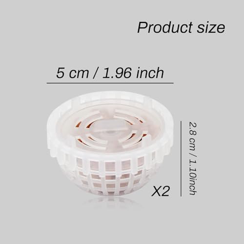 WishLotus 2Pcs Transparent Plastic Aquarium Moss Ball Holder, Moss Accessory Landscape Ornaments for Fish Tank