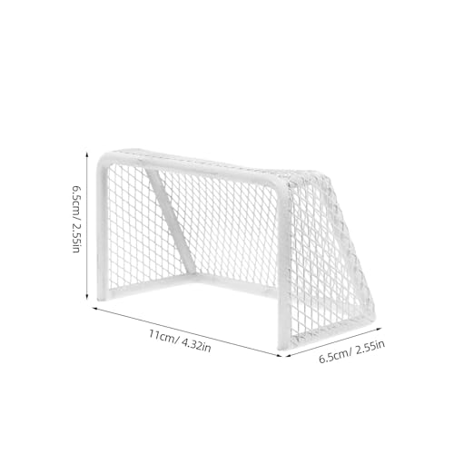 POPETPOP Fish Tank Decorations Mini Soccer Goal Indoor Mini Net Football Frame Toy Aquarium Football Frame Soccer Net for Doolhouse Aquarium Decor