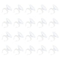 uxcell 20Pcs Aquarium Suction Cup Clips, 28mm Airline Tube Holders Clamps Cup Holder Sucker Tube Sucker for ID Airline Tubing Fish Tank, Clear - size: 28mm