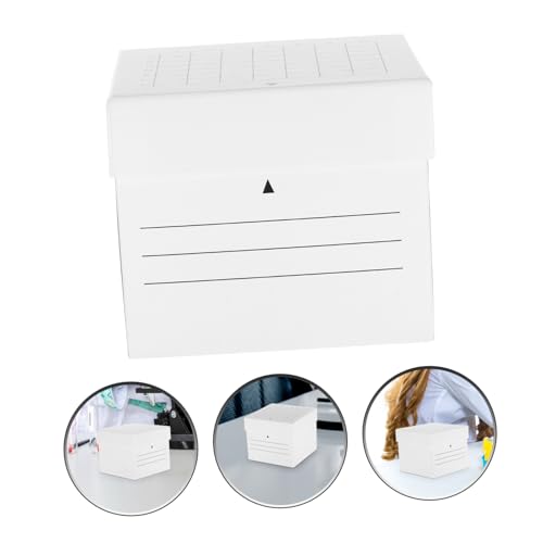 Test Tube Bottle Holder Lab Freezer Bin for Sampling Tube Holder Storage Box Leak Prevention