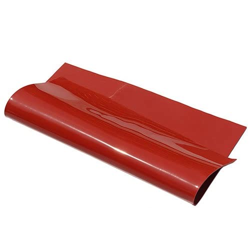 50cmx50cm/20 X20 Black Red Silicone Rubber Sheet Plate, 1mm 2mm 3mm 4mm 5mm Thickness Silikon Rubber Mat, High Temperature Resistance (Color : Red 5mm Thickness) - color: Red 5mm Thickness