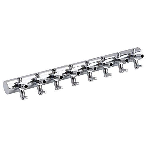 Pawfly 8-Way Aquarium Air Flow Control Lever Valve Chromium Copper Distributor Fish Tank Splitter Pump Accessories - color: 8-Way