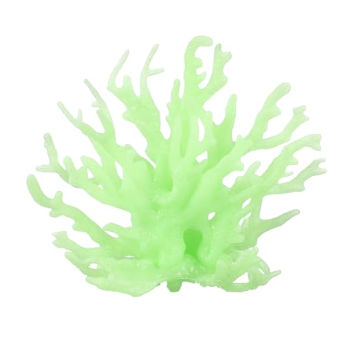 Aquarium Coral Decoration, Fish Tank Decorations Fish Tank Coral Ornaments, 4.9x2x4.3 Inch, (Glowing Green, 1 Pcs), Intended for Aquarium Landscaping Decor - color: Glowing Green, size: 4.9x2x4.3 Inch