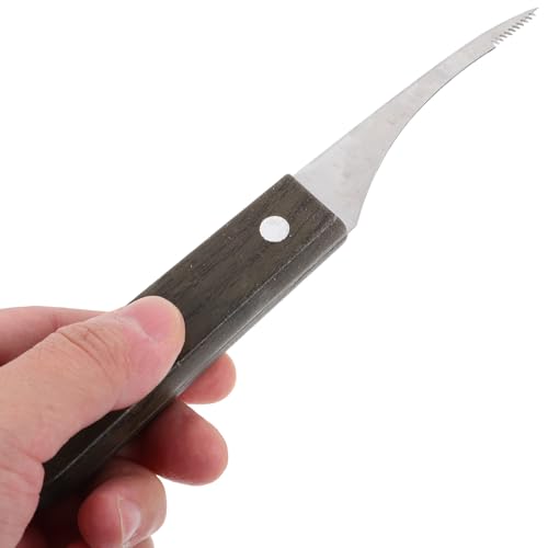 Garneck 4pcs Shrimp Peeler and Stainless Steel Fish Scaler Set with Serrated Edge, Ergonomic Seafood Deveiner Tool for Household Kitchen Cleaning and Fish Scale Removal Random Color
