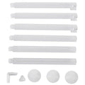 6 Pcs 4.13 Inch Aquarium Air Stone Bubble Bar Transparent Plastic Diffuser with Suction Cups for Fish Tank Oxygenation