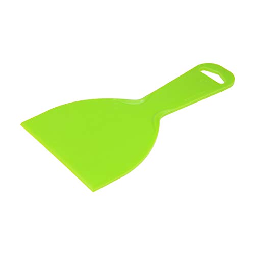 uxcell Putty Scraper 4" Plastic Flexible Putty Knives Disposable Spreader for Taping Drywall Wall Painting Green 2pcs - size: 4"