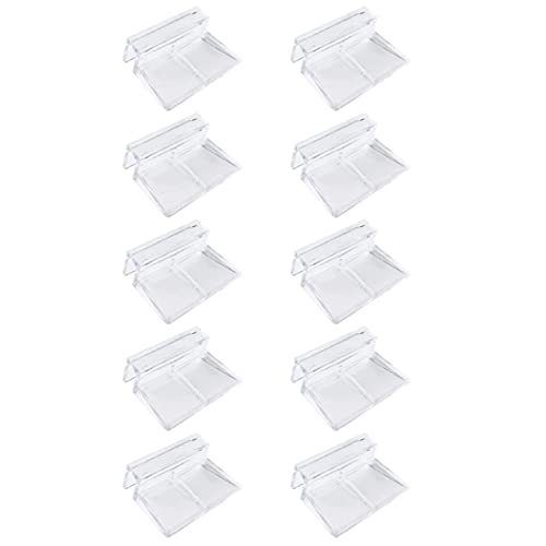 Garneck Acrylic Aquarium Cover Holder Support Bracket for Tanks Easy Installation Fish Tank Cover Frame