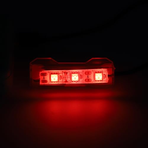 Mini Aquarium Lamp, USB Aquarium Light, LED Desktop Fish Tank Light, Small Decoration Aquarium Light, Aquarium Accessories, Red Light - color: Red