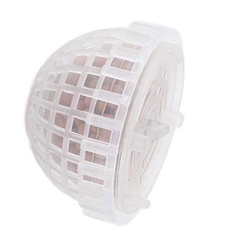 Aquarium Moss Ball Holder, Submerged Plastic, 5 x 3.5cm, Clear Fish Tank Plant Accessory - Mineral Release, Easy Installation, Ideal for Shrimp Breeding and Hiding