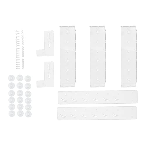 Frag Rack Clear Acrylic Vertical 3Tier Hanging Fragment Holder for Saltwater Reef Aquarium Fish Tank with Base Platforms