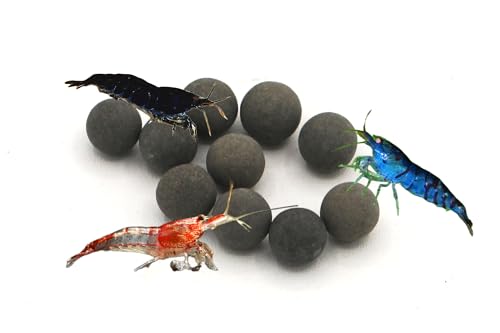 Awesome Industries Betta & Shrimp Tourmaline Mineral Balls Aquarium Water Conditioner Over 30 Elements Improves Water Quality, pH Balance, Health, Color & Breeding (10 Pack Regular) - size: 10 Pack Regular