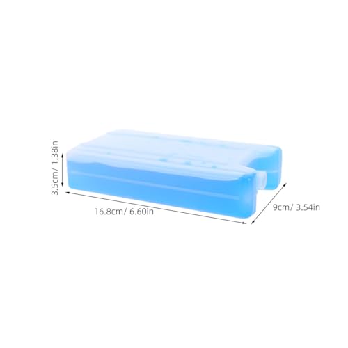 Abaodam 4pcs Ice Box for Air Cooler Fan 400ml Pre-Filled Safe Ice Packs - Reusable Cold Cooling Packs for Camping Lunch Box Conditioner Food Preservation Shipping Beach School Bag