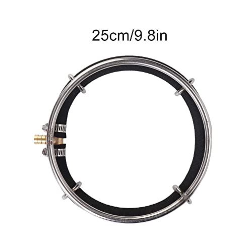 Pssopp Aquarium Round Air Bubble Diffuser, Fish Pond Oxygenation Bubbler Aquarium Aerator Bubble Stone Aquarium Air Stone Disc Fish Bubble Generator(Dia 25cm) - size: Dia 25cm