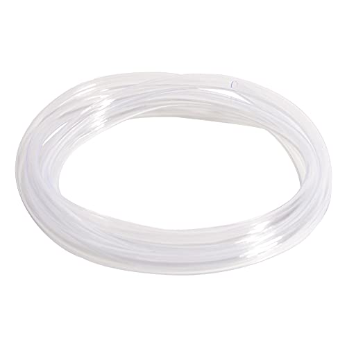 QuQuyi PVC Vinyl Tubing 3mm ID X 5mm OD, Flexible Plastic Hose Clear Oil Resistant Industrial Tubing, 16.4FT - size: 3x5mm, style: 16.4 Feet