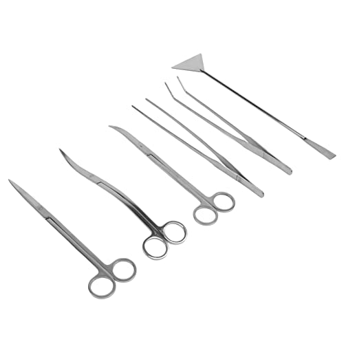 GLOGLOW Nan Aquarium Tools Aquarium Set, Stainless Steel Tools for Plant Care Fish Tank Cleaning