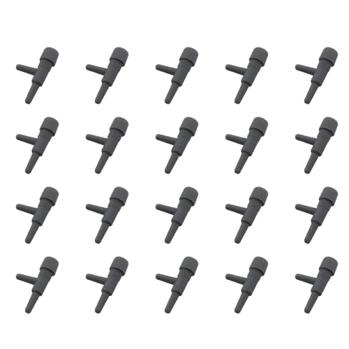 20PCS Aquarium Oxygen Pump Air Volume Regulator Valve Aquarium Air Flow Control Valve Aquarium Air Pump Accessories Plastic Air Flow Regulator for 3/16 Inch Air Line
