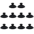 10PCS Black Plastic Aquarium Suction Cup Clips 20mm Fish Tank Water Light Suction Cup Holder for Aquarium Aerated Filtration and Aeration of Air Fish Tank
