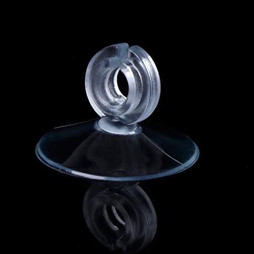 Aquarium Suction Cup 10 Pieces Aquarium Suction Cup Diameter 1.2in Sucker with Clips Fish for Pipe Hose Tube Holder