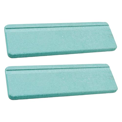 Cabilock 2Pcs Diatom Mat Absorbent Wash Pads for Bathroom Quick-Dry Soap Holder and Toothbrush Cup Cushion Multipurpose Water Absorption Mats for Sink and Washbasin - color: Green