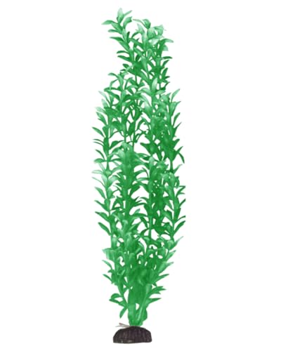 Penn-Plax Aqua-Plants Plastic Aquarium 3 Piece Plant Bundle – Realistic Appearance and Gentle Texture – Green – 16” Height - color: Green