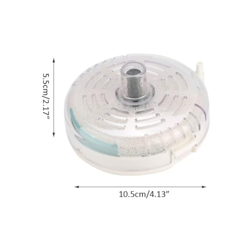 3.15 Inch Ultra Thin Aquarium Filter Sponge Bio Balls Air Stone Betta Shrimp Breeder Tank Water for Fish Tank(L) - style: L