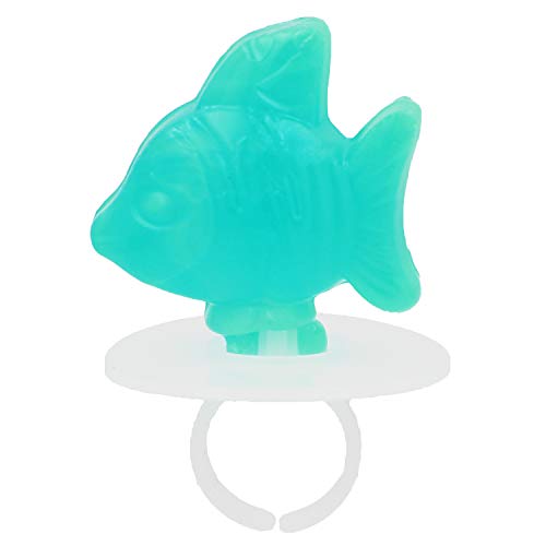 Fruidles 12-Count Ring Candy Colored Fish Suckers Fish Candy, Great for Birthday Parties, Events, and Goody Bag Fillers, Party Favors, Individually Wrapped (12-Pack) - size: 12 Count (Pack of 1)