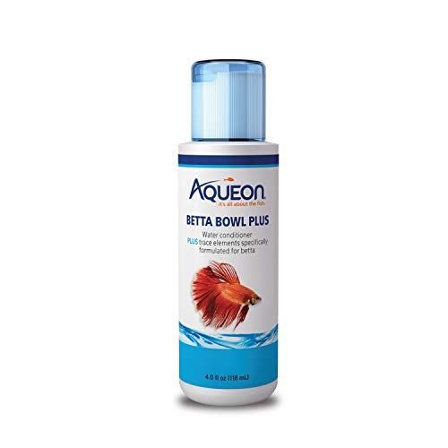 Aqueon Betta Bowl Plus Water Conditioner Neutralizes Chlorine and Ammonia for Betta Fish Tanks - 4 Ounces - size: Pack of 1