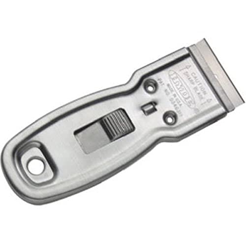 Hyde Tools 13050 Delta Heavy Duty Glass Scraper, 1 Pack , White
