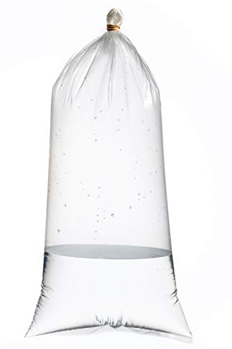 RESILIA Plastic, Leak-Proof Shipping Bags for Live Fish - 4" x 10" 2 Mil, 0.002 Inch, Double Bottom Seal, for Freshwater & Saltwater Fish, Case of 100 - size: 100 count