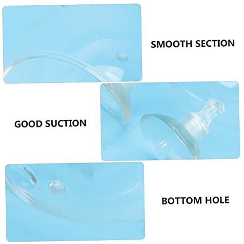 BESPORTBLE Glass Aquatic Plant Cup Pot Cups for Fish Tank Water Plant Holder Permeable Base for Shrimp and Planted Tanks Aquarium Decoration