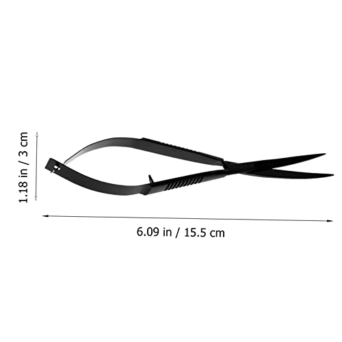 COLLBATH Stainless Steel Aquatic Plant Scissors Spring Trimmer Tool for Aquarium Terrarium for Underwater Plant Maintenance Easy to Use in Small Tanks Safe for Fish Care
