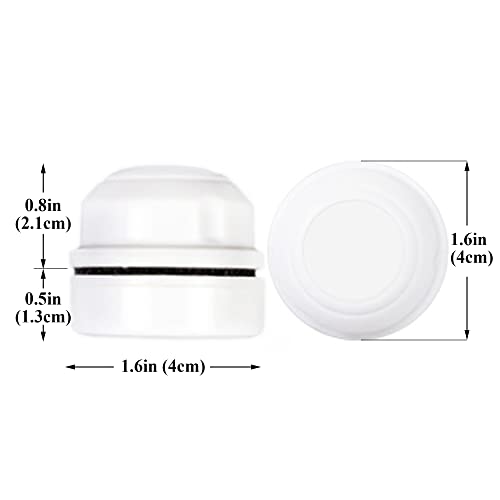 JOR Betta Tank Cleaner Magnet, Nano & Small Fish Tank Stain Scrubber, Magnetic Floating Glass Aquarium Cleaner, Fresh and Marine Water Cleaning Magnet, Aquarium Supplies, 1.5", White Plastic