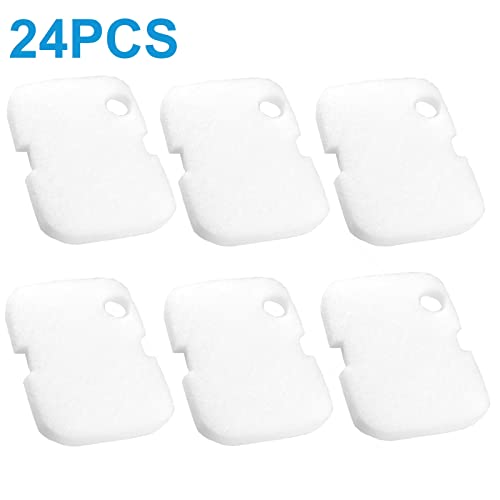 AQUANEAT Replacement Canister Filter Pads Compatible with Cascade 700/1000 CCF2UL/CCF3UL Generic Aquarium Filter Floss Media (24pcs) - size: 24pcs