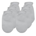 ALEGI 6 Pack Aquarium Filter Socks 4 inch by 10 Inch Long, 200 Micron - 4 Inch Ring Aquarium Felt Filter Bags - size: 4 by 10 In - 6Pack