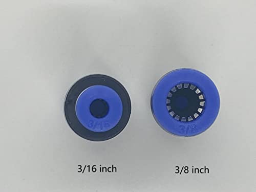 zjxed 3/8" OD x 3/16" OD Pneumatic quick Connector Push to Connect fittings Straight reducer Union/Coupler (Pack of 10) - size: 3/8 inch-3/16 inch